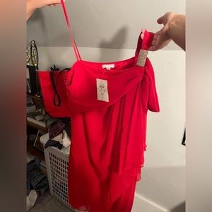 Short red homecoming dress cache